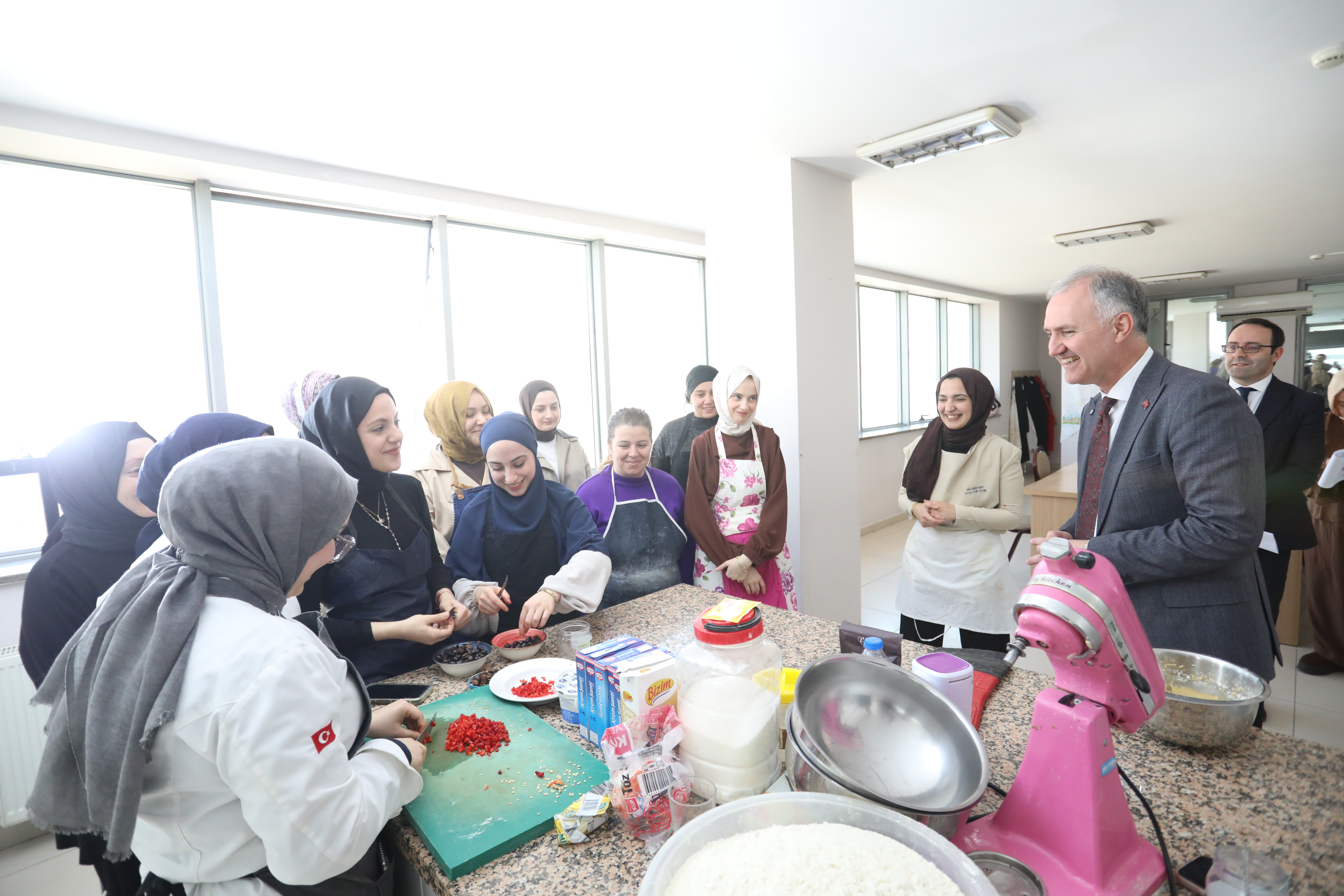 Başkan Taban’dan İnesmek Kursiyerlerine Ziyaret