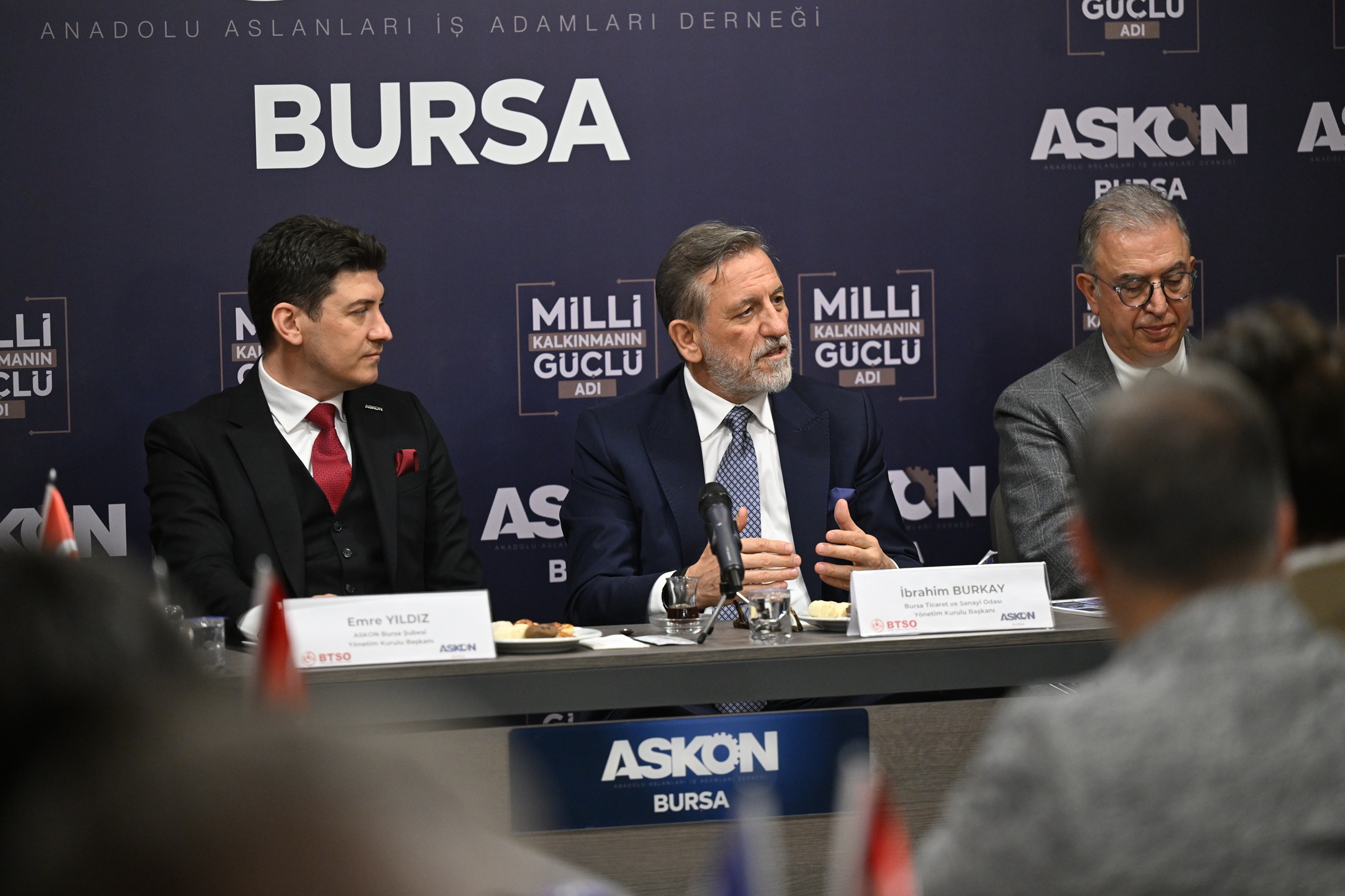 BTSO Yönetim Kurulu Başkanı İbrahim Burkay ASKON’un Konuğu Oldu