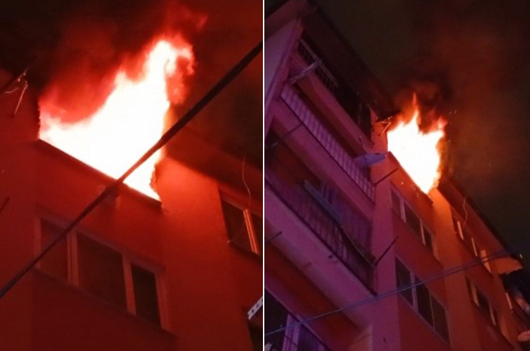 Bursa’da 6 katlı binada çıkan yangın mahalleyi ayağa kaldırdı!