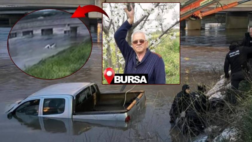 Bursa’da akıntıya kapılan araçtan acı haber: Sürücünün cansız bedeni bulundu