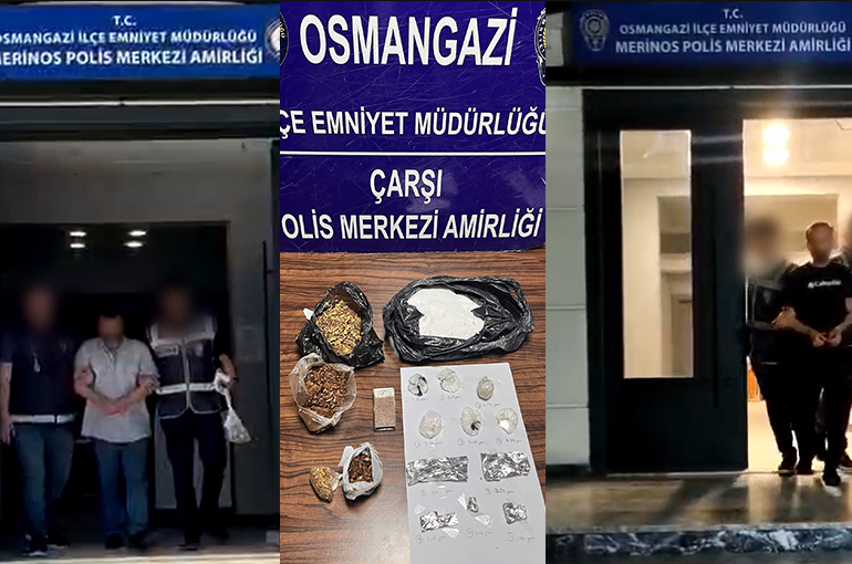 Bursa'da aranan hükümlüler ve uyuşturucu tacirlerine operasyon