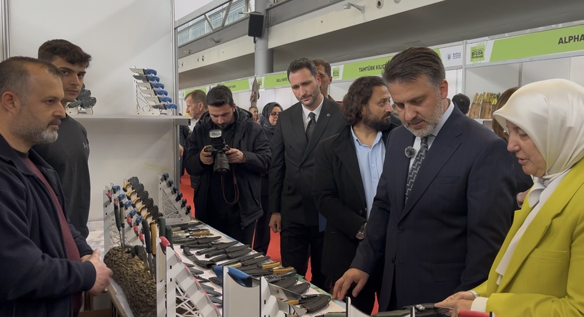 Bursa'da "Bıçak Festivali" coşkusu, ustalar hünerlerini sergiledi