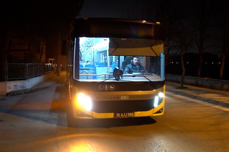 Bursa'da gece seferleri devam ediyor
