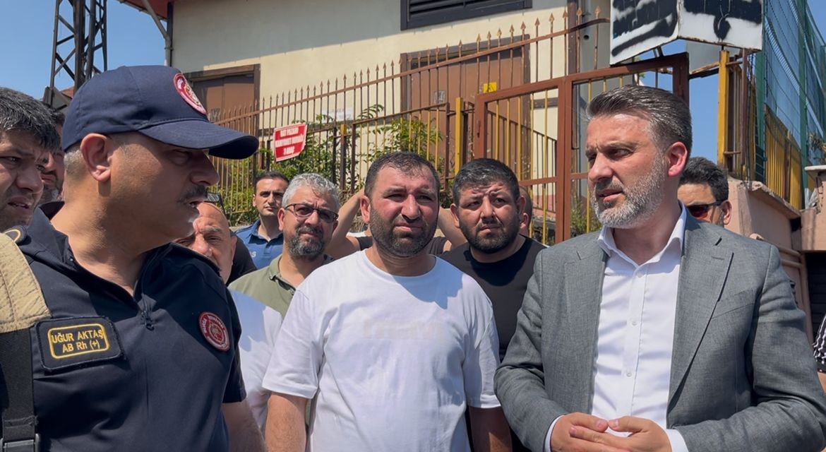 Bursa'da Tarihi Çarşı Yangını: Şahin Biba Bölgeye Giderek Bilgi Aldı