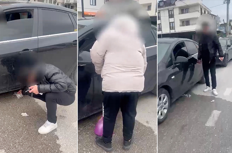 İnegöl’de Sürücüye “Kirleten Temizler” Cezası