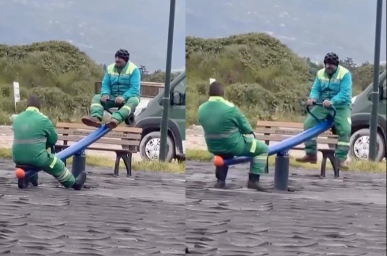 Osmangazi’de Temizlik İşçilerinin Görüntüleri Beğeni Topladı