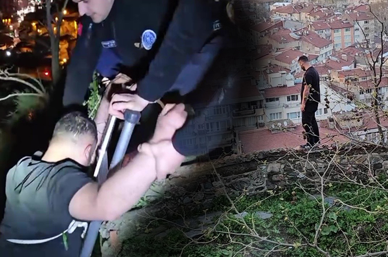 4 Saatlik İkna Çalışmasının Ardından Surlardan Düştü!