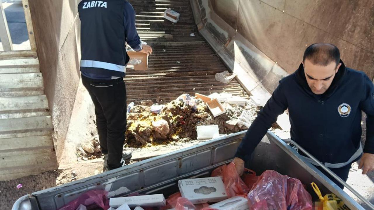 500 kilogram tarihi geçmiş gıda imha edildi