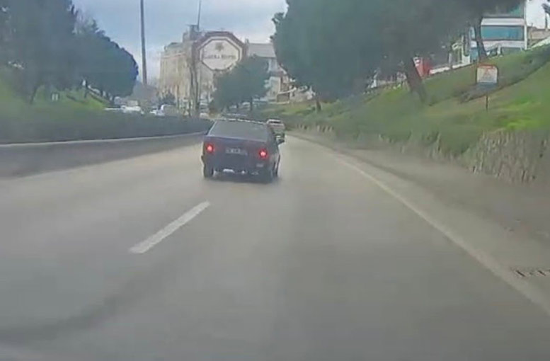 Bursa da bir sürücü çocukların üzerine araç sürdü