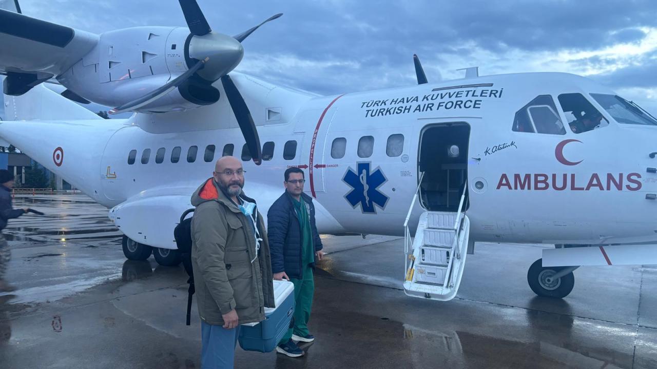 Acil organ nakli için Hava Kuvvetleri devreye girdi