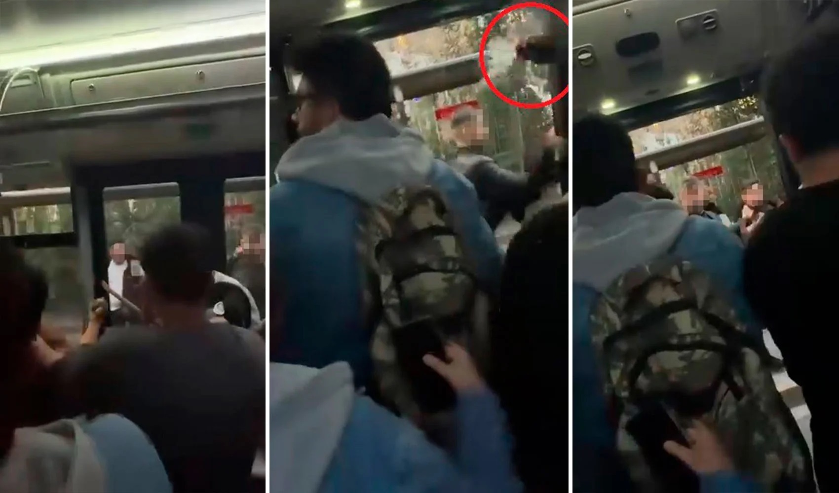 Alkollü yolcu ortalığı birbirine kattı, otobüsün içi savaş alanına döndü