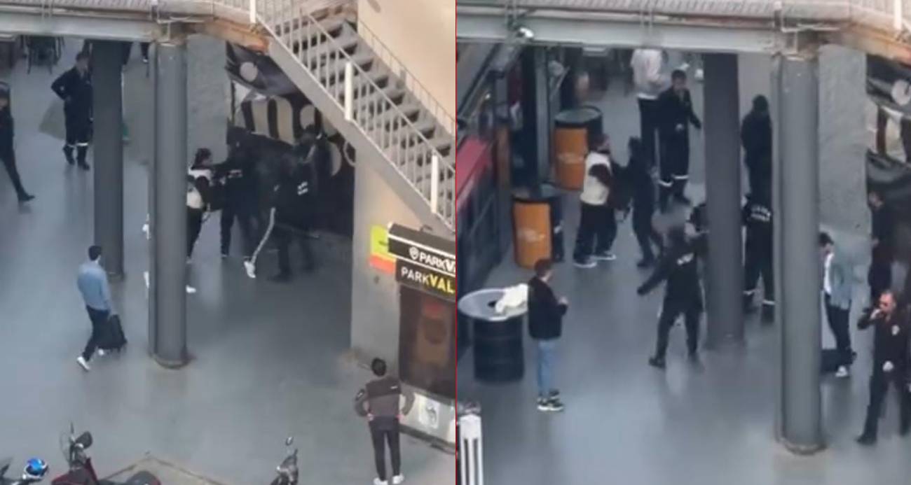 AVM'de iki grup arasında kavga çıktı