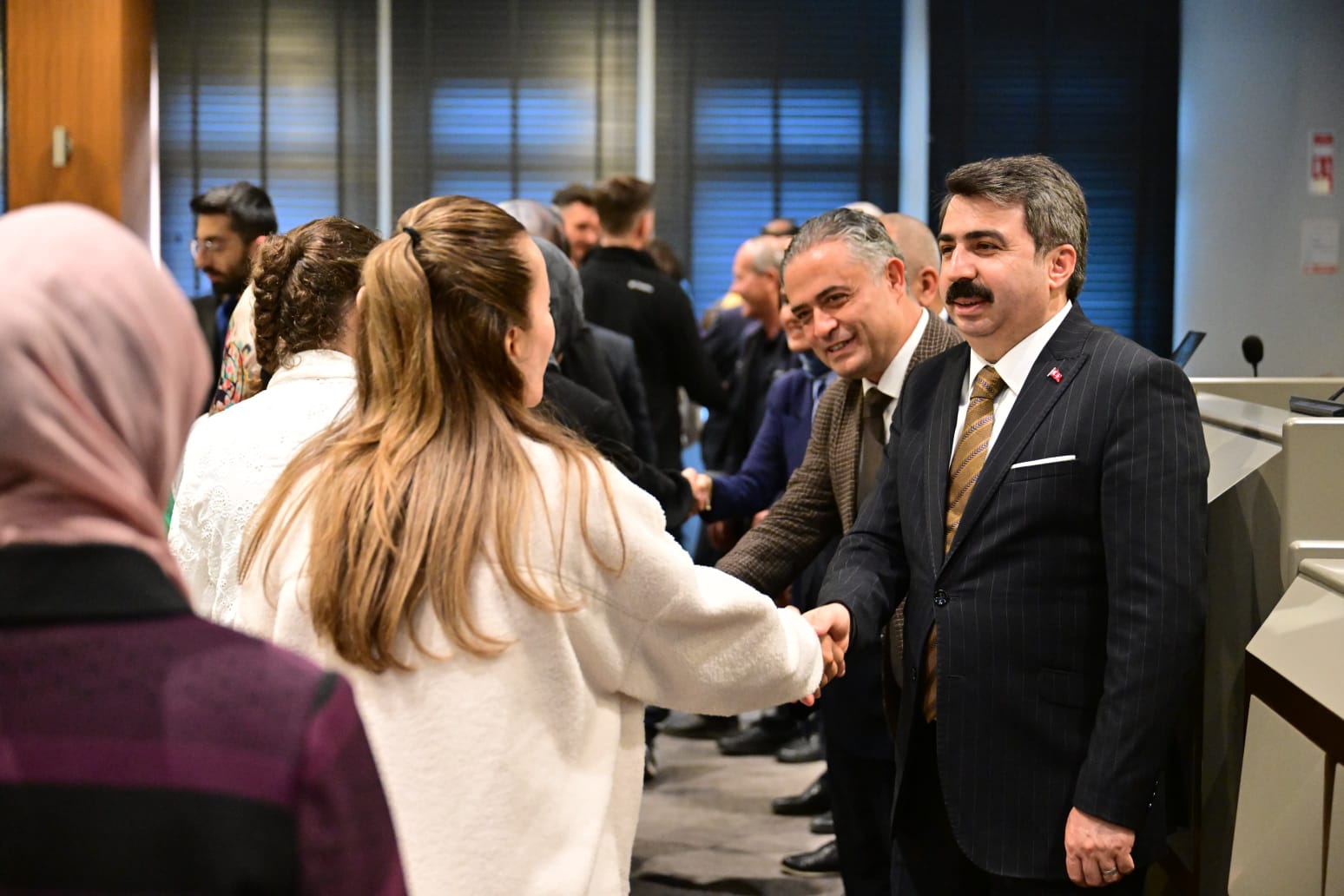 Başkan Oktay Yılmaz belediye personeliyle bayramlaştı