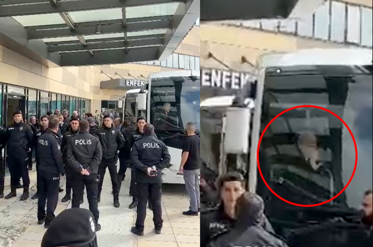 Bozbey, adliyeye sevk edilmeden sağlık raporu için hastaneye götürüldü