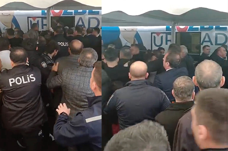 Bursa Büyükşehir Belediye Başkanı Mustafa Bozbey'e saldırı girişimi