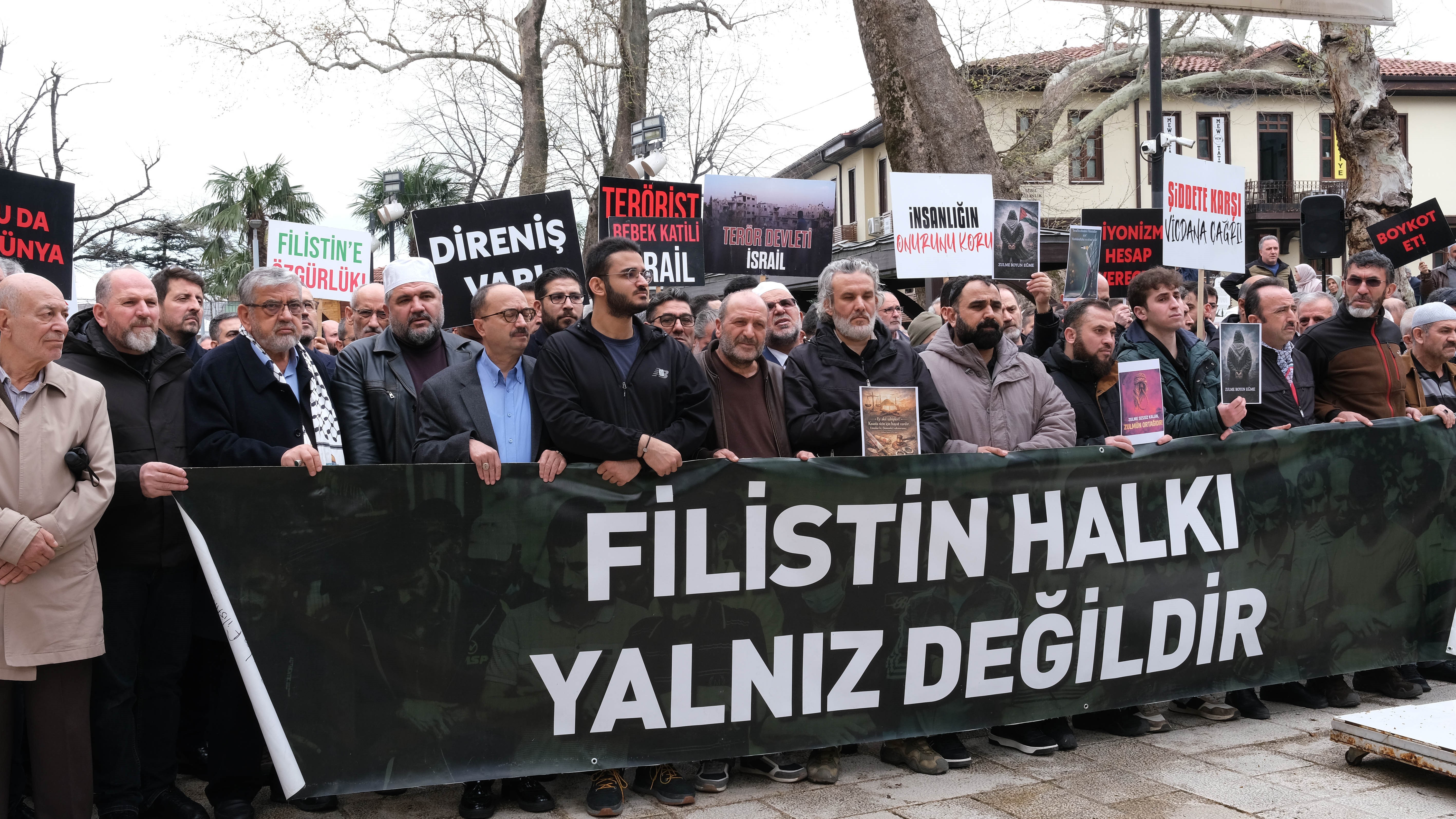Bursa Gönüllü Kuruluşlar Platformu'ndan Filistin çağrısı