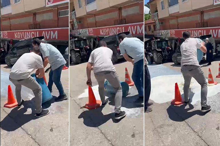 Bursa Keles'te Belediye Önüne Süt Döken Üreticinin Süt Analiz Sonuçları Açıklandı!