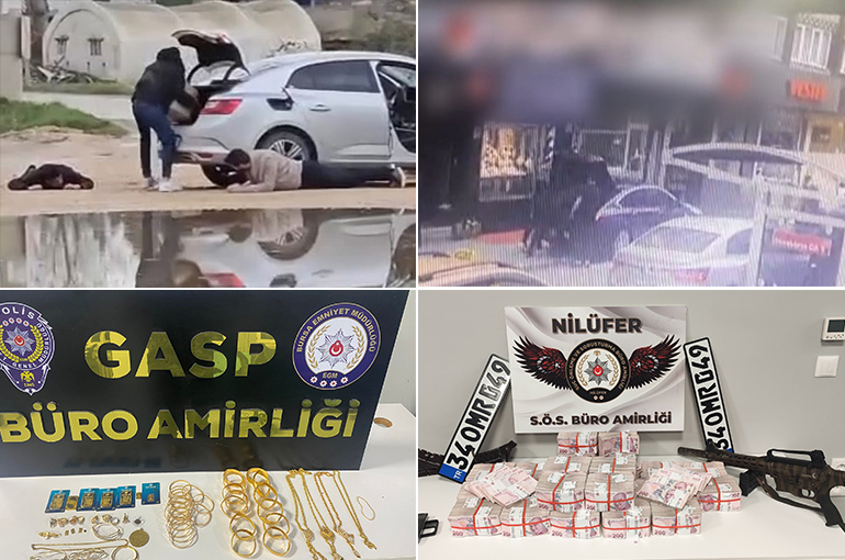 Bursa'da 20 milyonluk sahte ‘Gasp’ Planı Çöktü: 5 kişi tutuklandı!