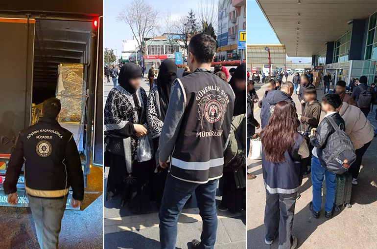 Bursa’da 7 kaçak göçmen yakalandı
