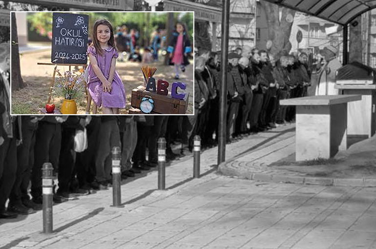 Bursa'da 7 yaşındaki Gökçe son yolculuğuna uğurlandı