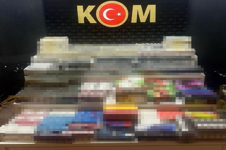 Bursa'da 8 bin 870 paket kaçak sigara ele geçirildi