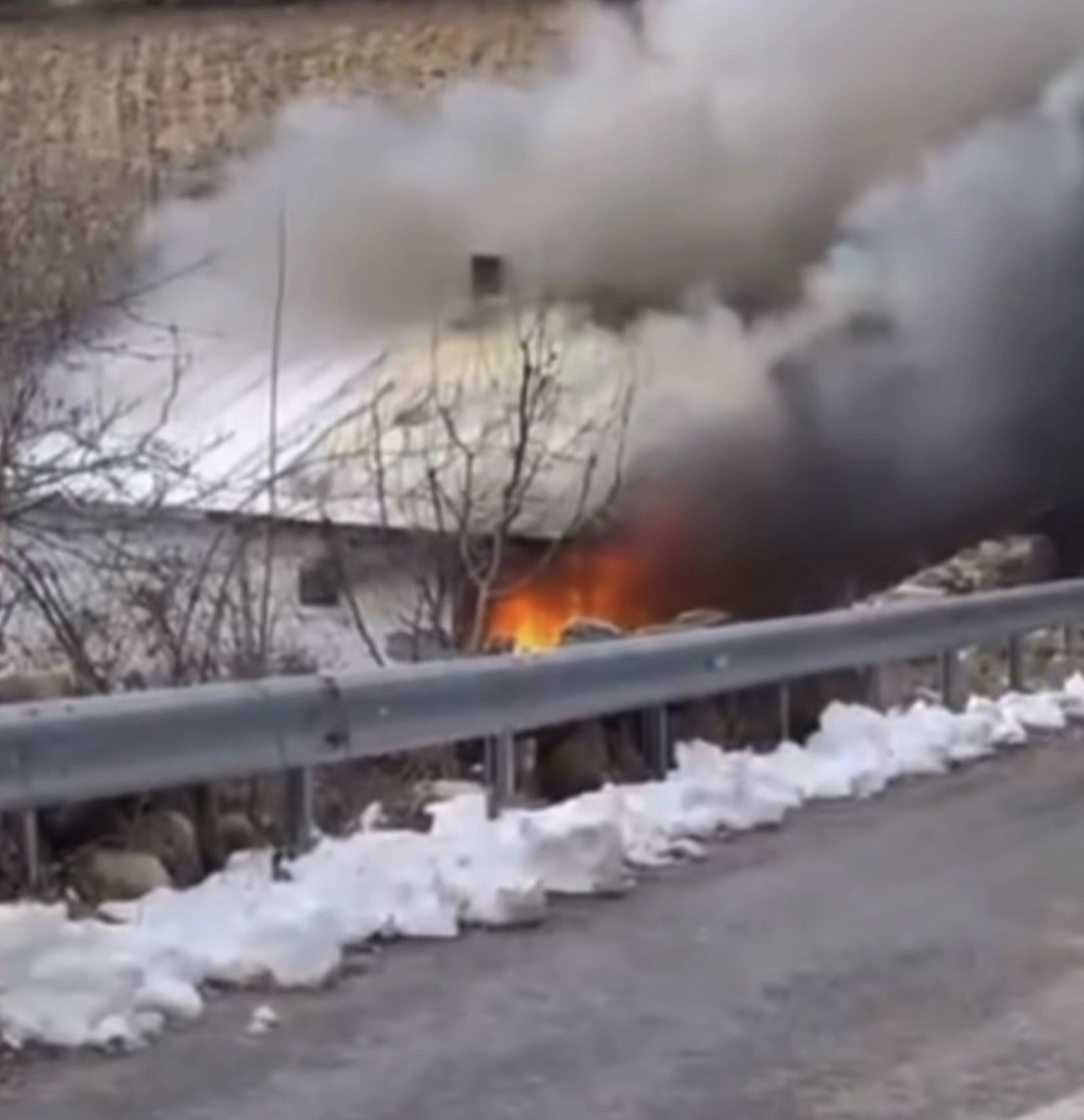Bursa'da bağ evinde çıkan yangın korkuttu