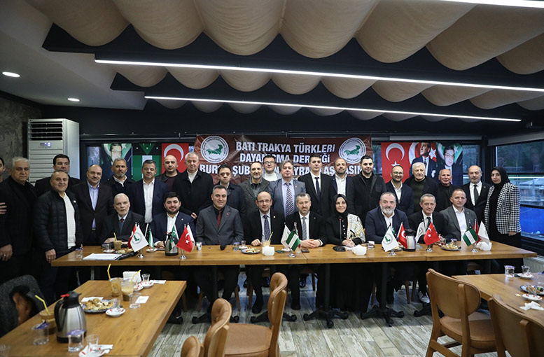 Bursa’da Batı Trakya Türkleri bayramlaştı