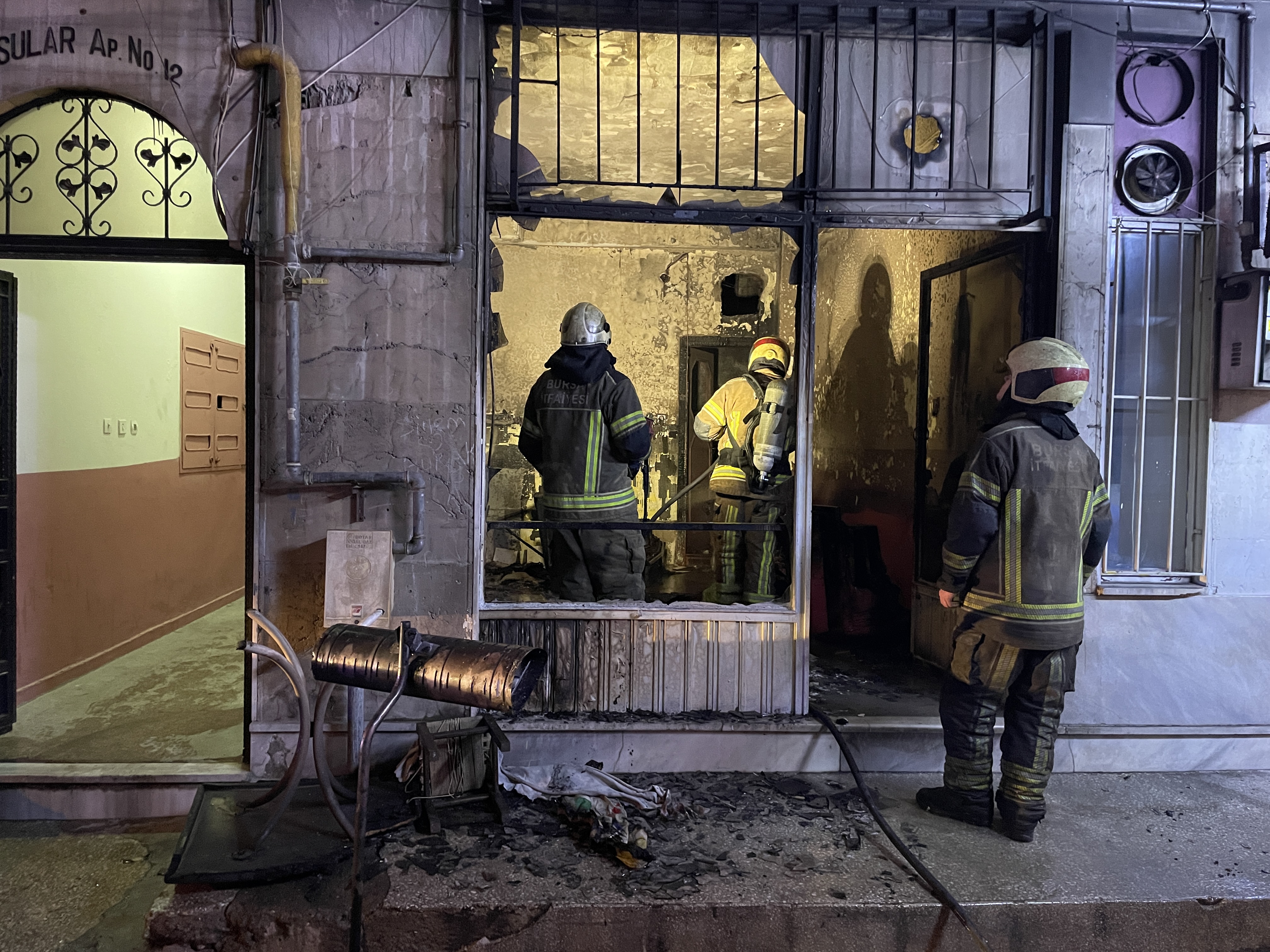 Bursa’da Çay Ocağında Korkutan Yangın