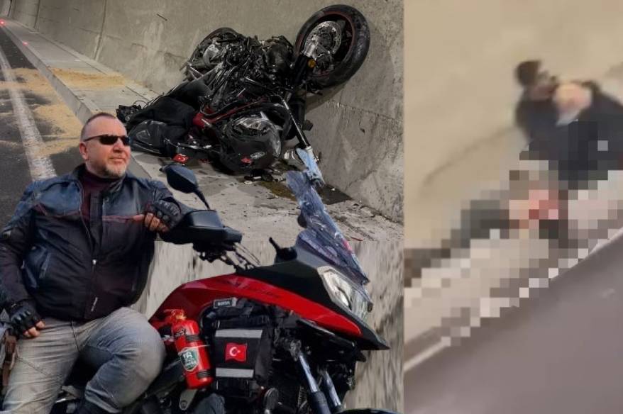 Bursa'da feci kaza: Motosiklet tutkunu sanatçı hayatını kaybetti, oğlu ağır yaralandı