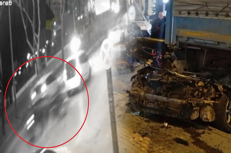 Bursa’da Feci Kaza: Savrulan Otomobil TIR’ın Altına Girdi!