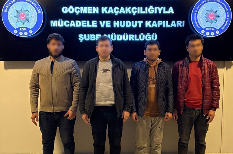 Bursa'da kaçak işçi operasyonu: 4 yabancı uyruklu şahıs yakalandı