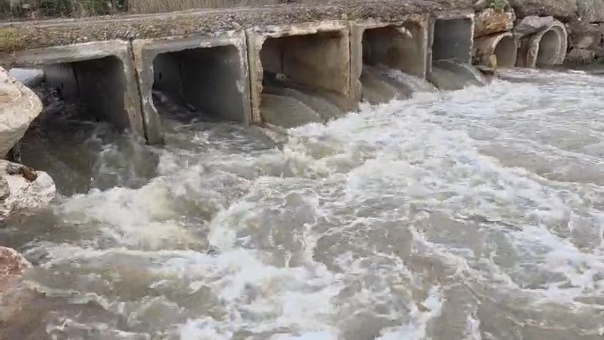Bursa’da Kuruyan Dere Yağışla Eski Günlerine Döndü