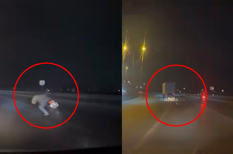 Bursa’da Motosiklet Virajı Alamadı: Sürücü Yere Savruldu