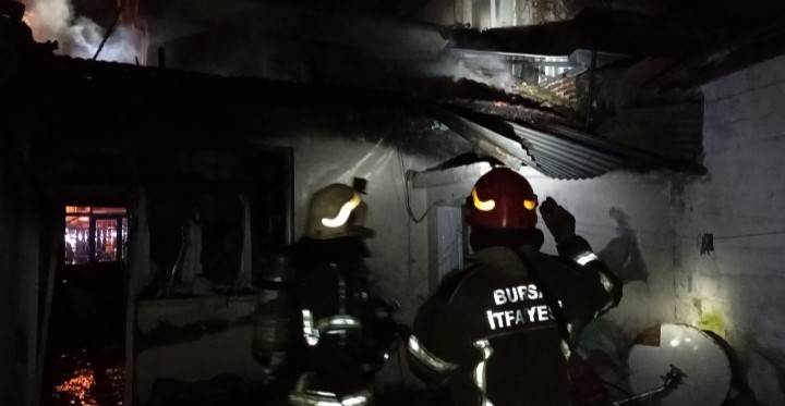 Bursa'da müstakil evde korkutan yangın