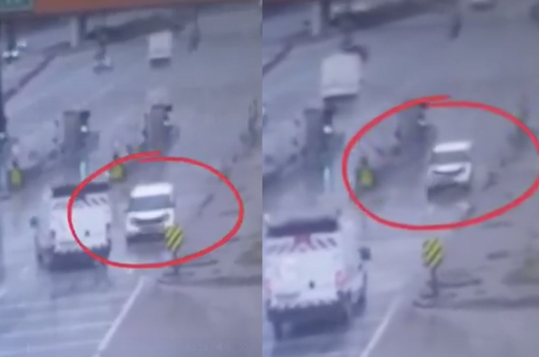 Bursa'da otoyolda pes dedirten görüntü: Ters şeritte kilometrelerce ilerledi