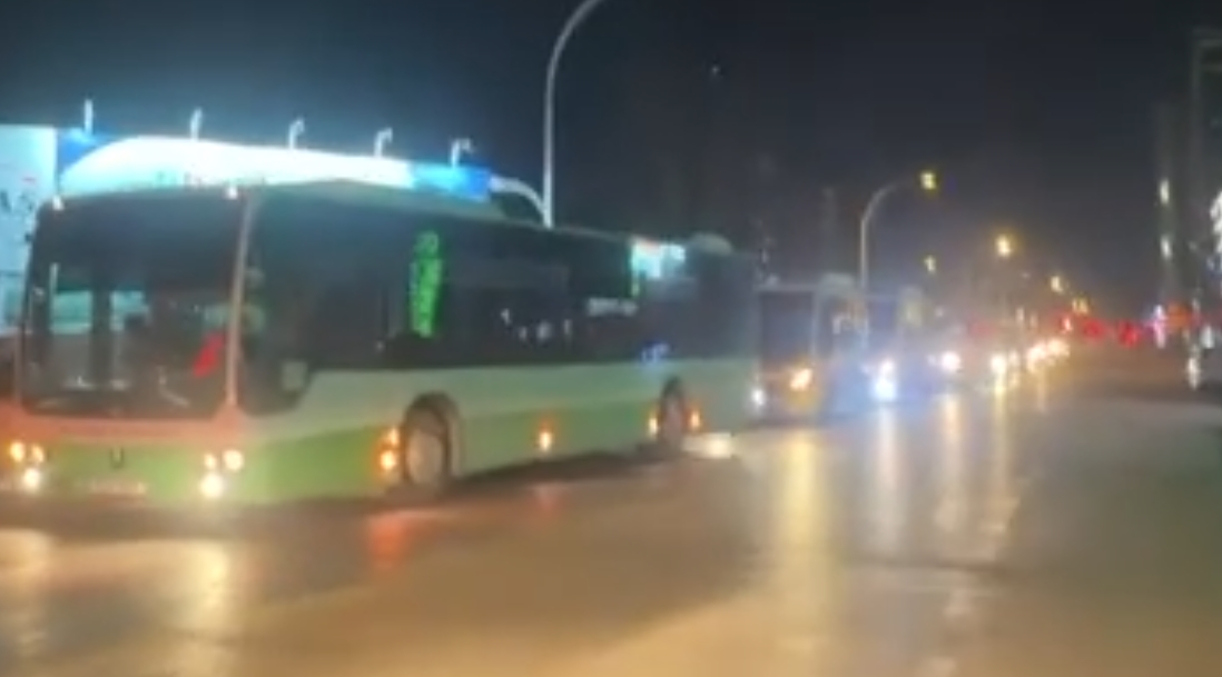 Bursa’da Özel Halk Otobüsçülerinden Kornalı Eylem