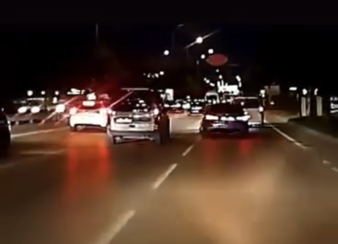 Bursa’da tehlikeli makas kamerada