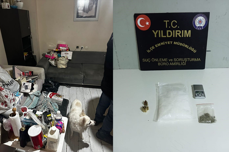Bursa’da uyuşturucu operasyonu: 2 tutuklama