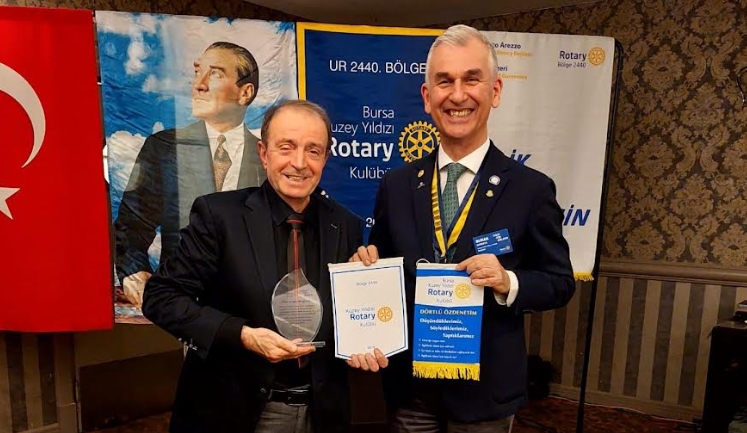 Bursa’nın İpek Ustasına Rotary’den Anlamlı Ödül