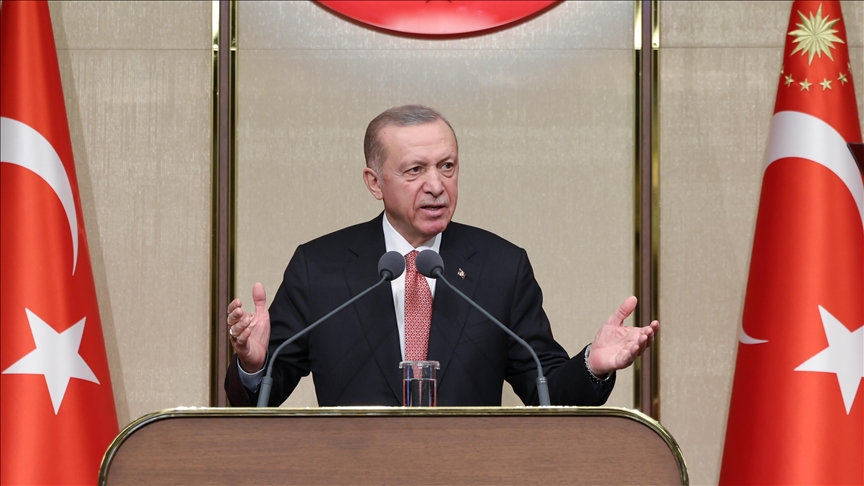 Cumhurbaşkanı Erdoğan: 3 yıl gibi kısa sürede şehirlerimizi yeniden imar ve ihya ettik