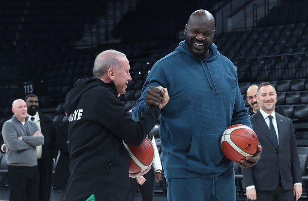 Cumhurbaşkanı Erdoğan, Shaquille O’Neal ile Bir Araya Geldi