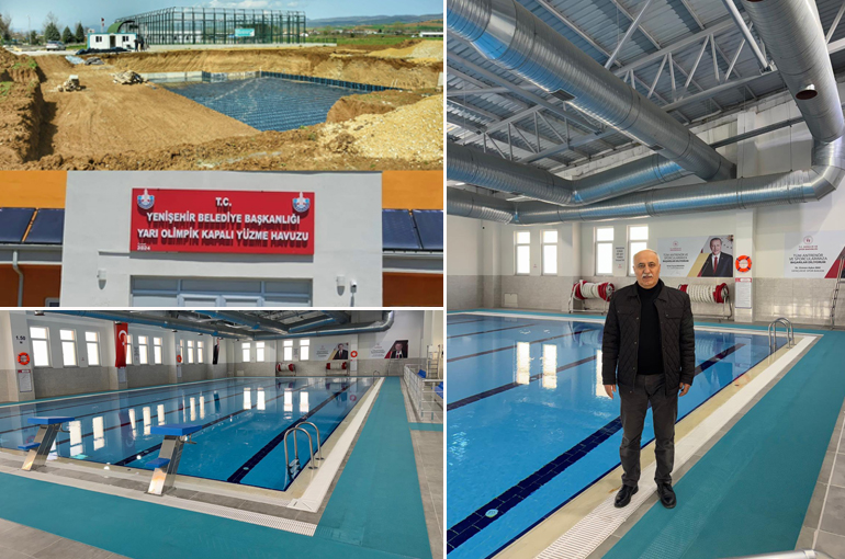 Davut Aydın duyurdu: Yenişehir’de Kapalı Yüzme Havuzu Hizmete Açıldı!