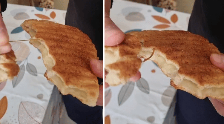 Ekmekten paket lastiği çıktı