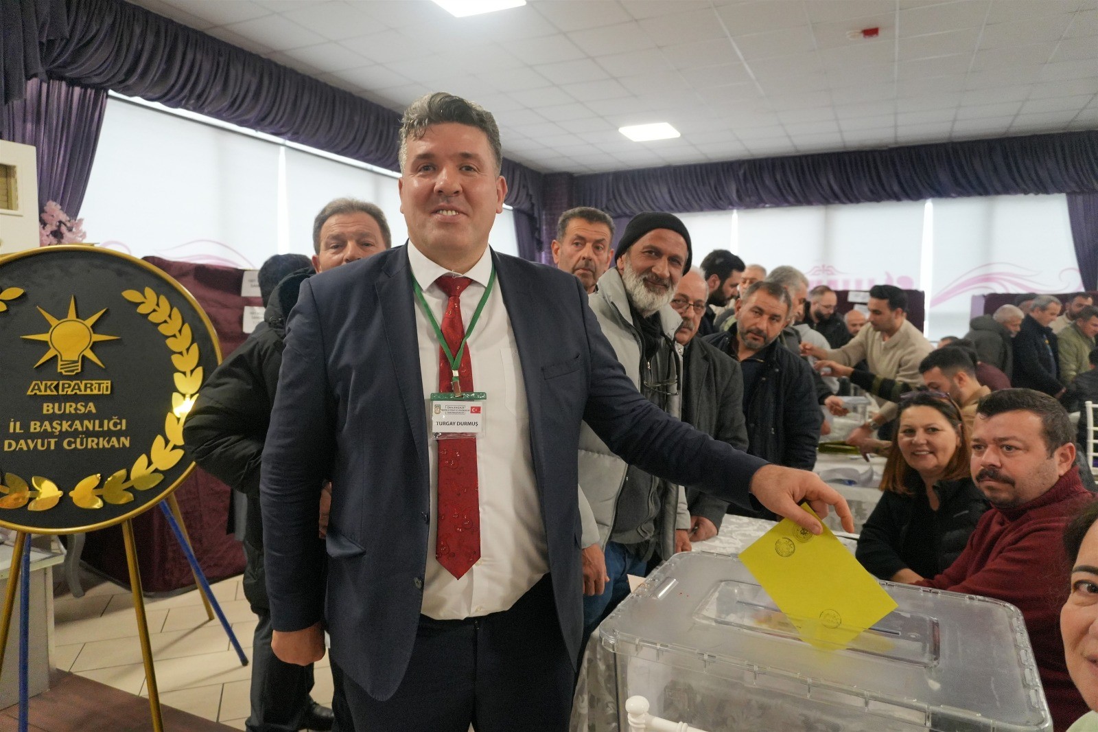 Esnaf odasından Turgay Durmuş'a güvenoyu