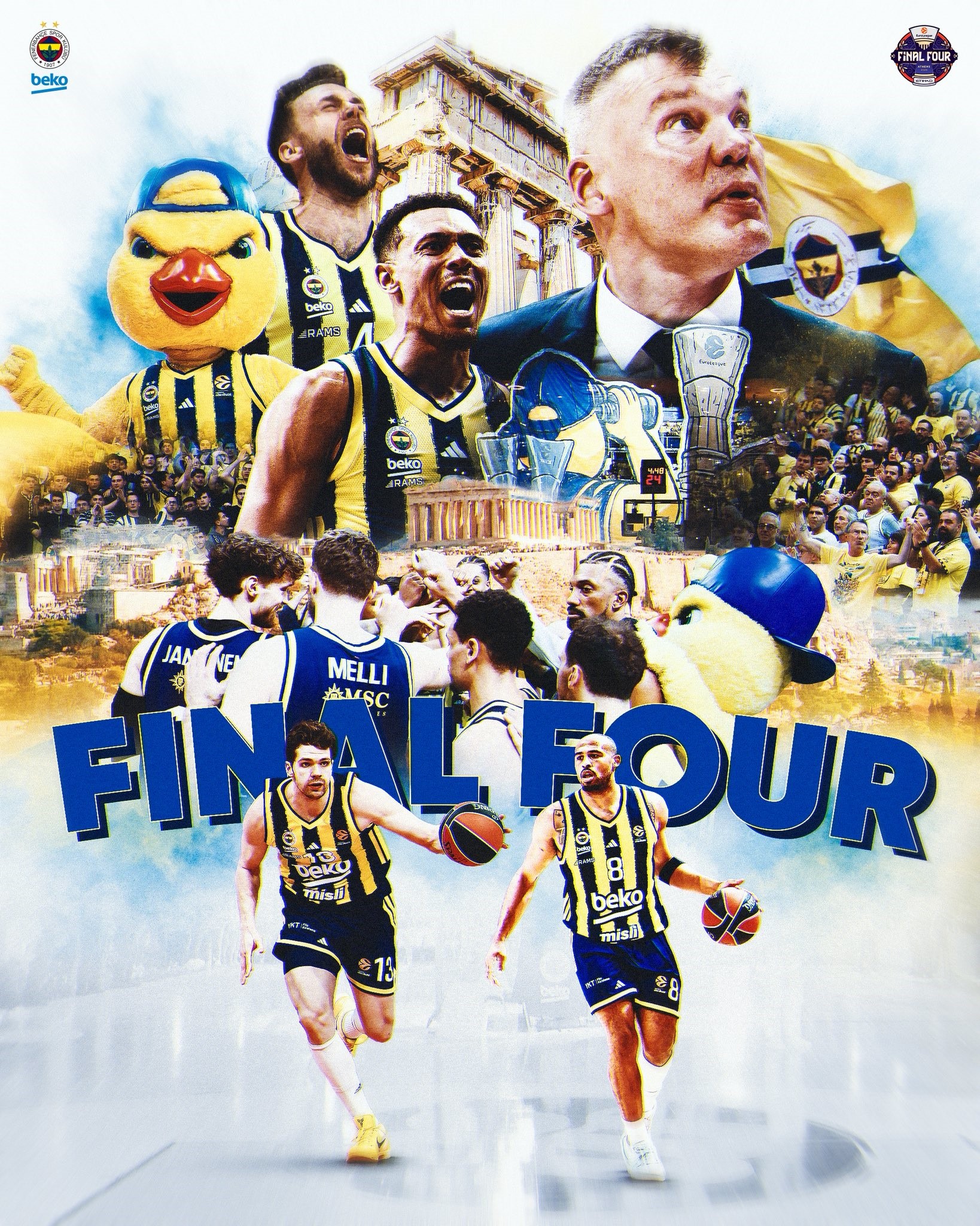 Fenerbahçe, Euroleague'de 8. kez Final Four'a gidiyor