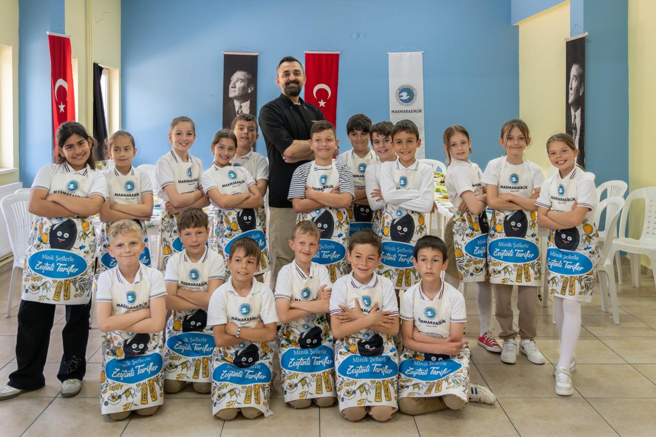 Geleceğin Sofraları Erdek’te Kuruldu: Minik Şefler Zeytin Kültürüyle Buluştu