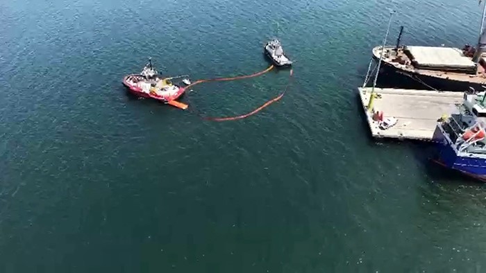 Gemlik'te deniz kirliliğine karşı dev tatbikat
