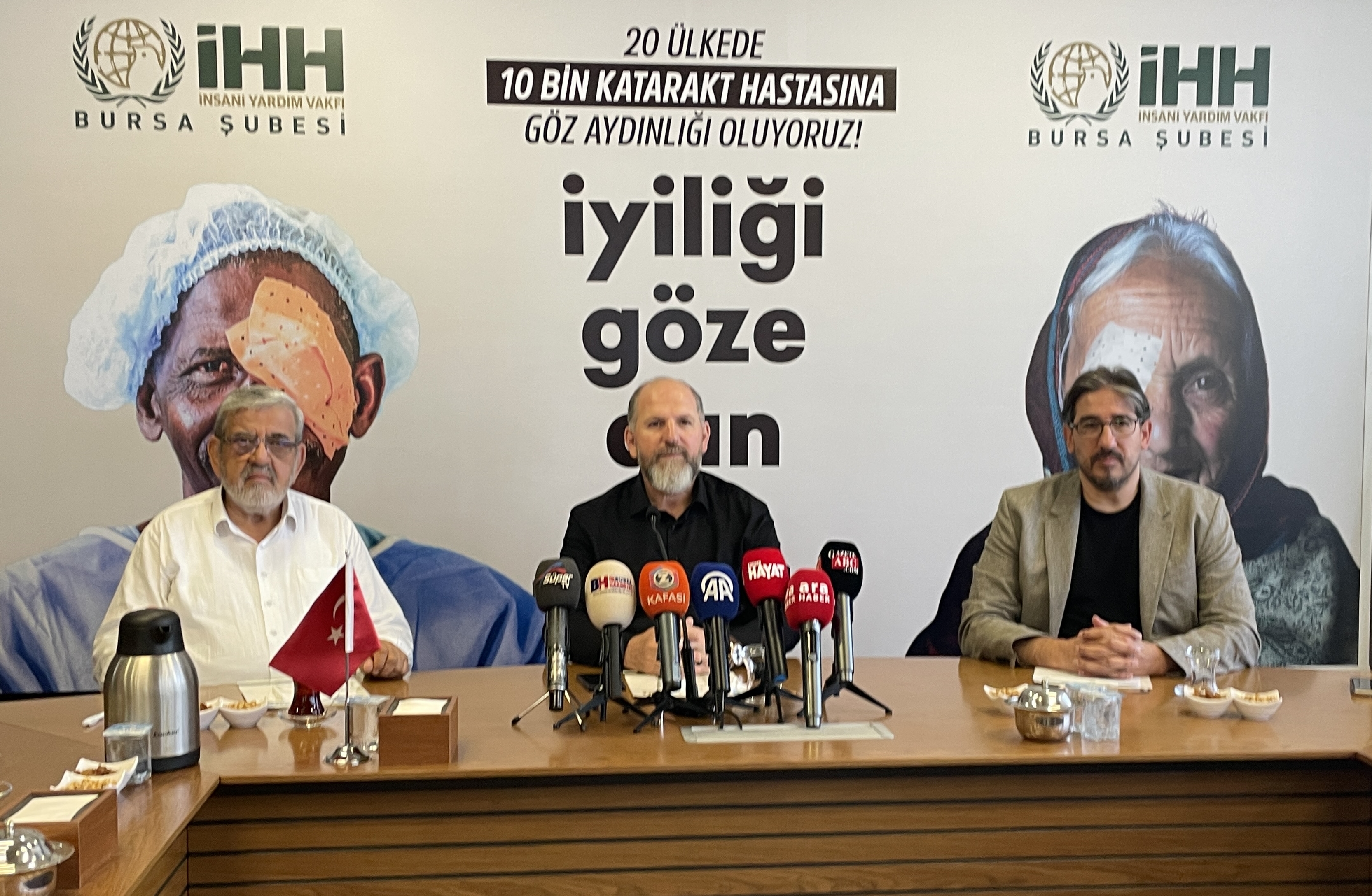 İHH Bursa Şubesi 20 ülkede 10 bin hastaya katarakt ameliyatı desteği vermeyi hedefliyor