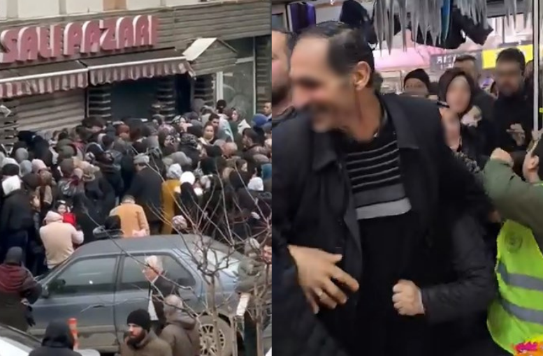 İndirimi duyan erkekler de koştu