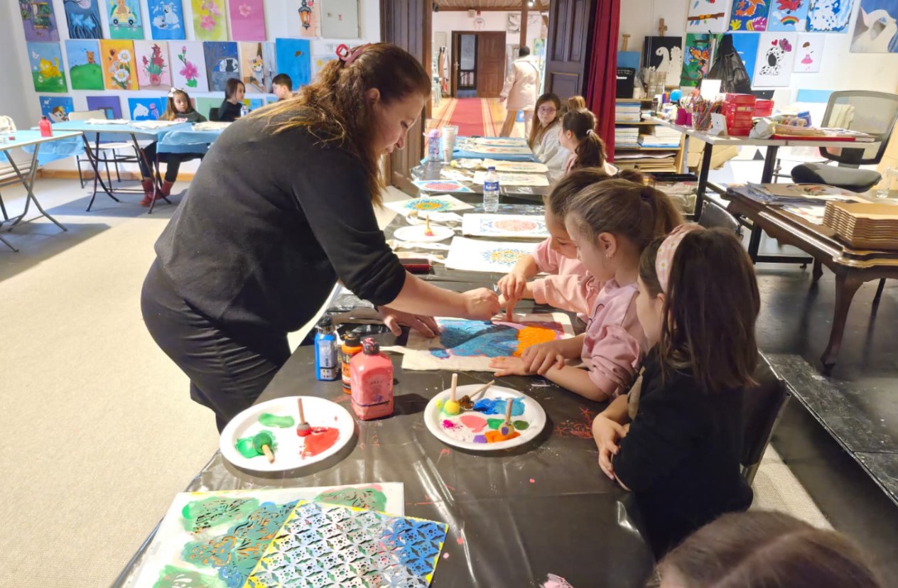 İnegöl’de Sömestr Tatili Sanatla Renklendi